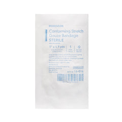 Conforming Bandage McKesson 1 Inch X 1-7/10 Yard Sterile 1 per Pack, Packaging Type- Case
