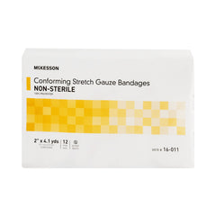Conforming Bandage McKesson 2 Inch X 4-1/10 Yard NonSterile 12 per Pack, Packaging Type- Case