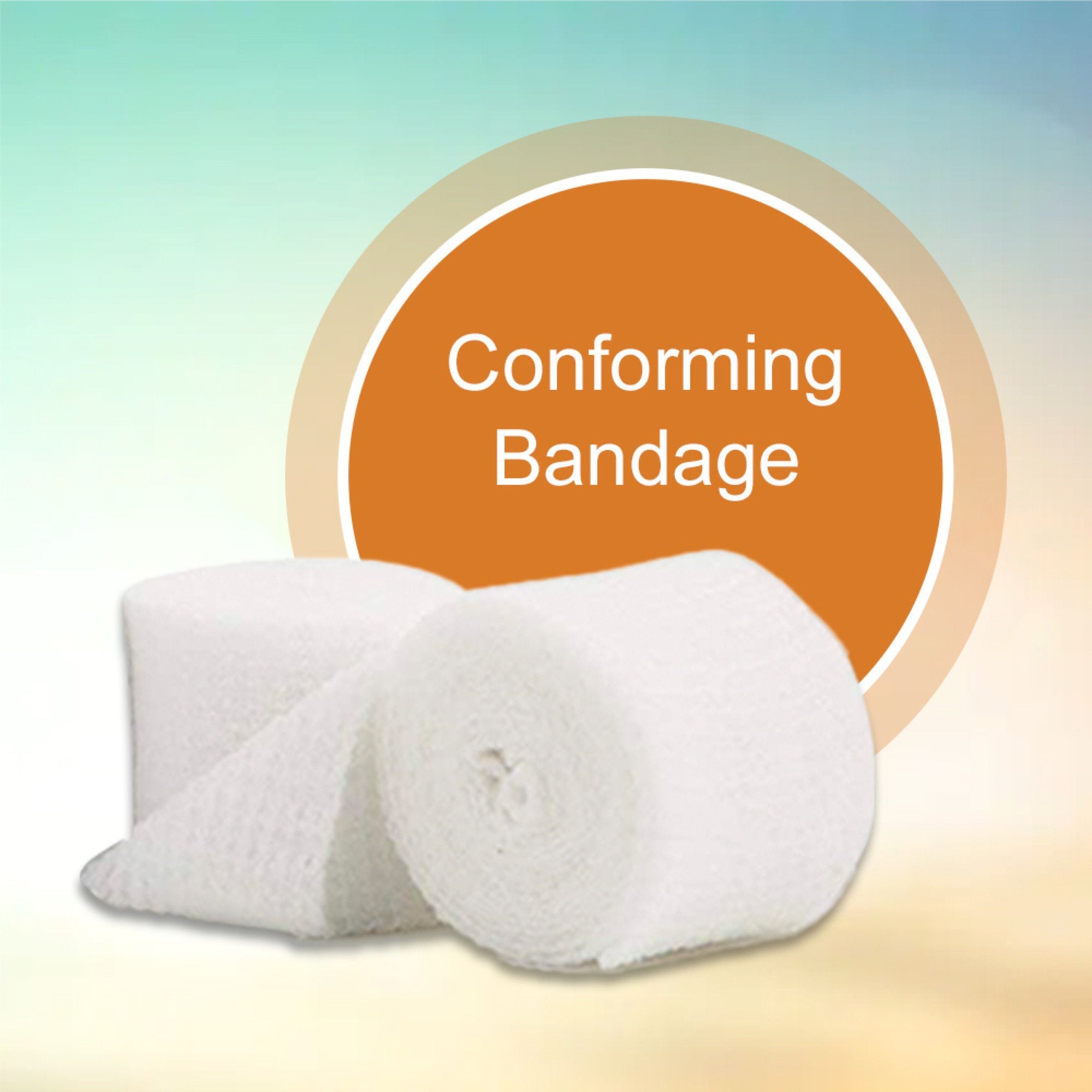 Conforming Bandage McKesson 1 Inch X 1-7/10 Yard NonSterile 24 per Pack, Packaging Type- Case