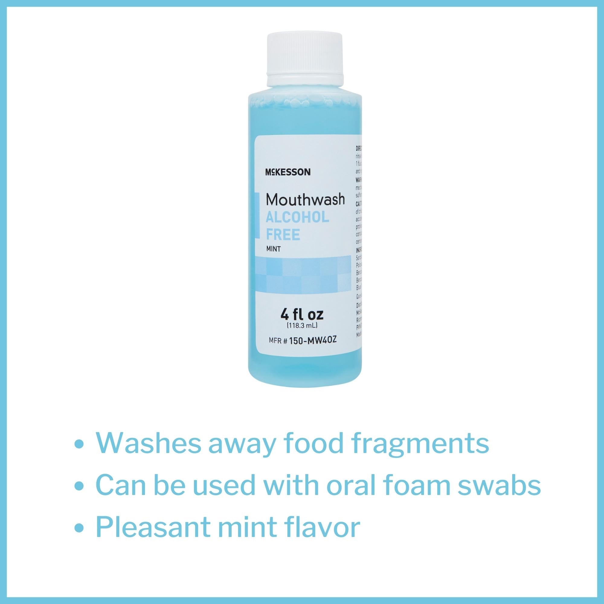 Mouthwash McKesson 4 oz. Mint Flavor, Packaging Type- Each