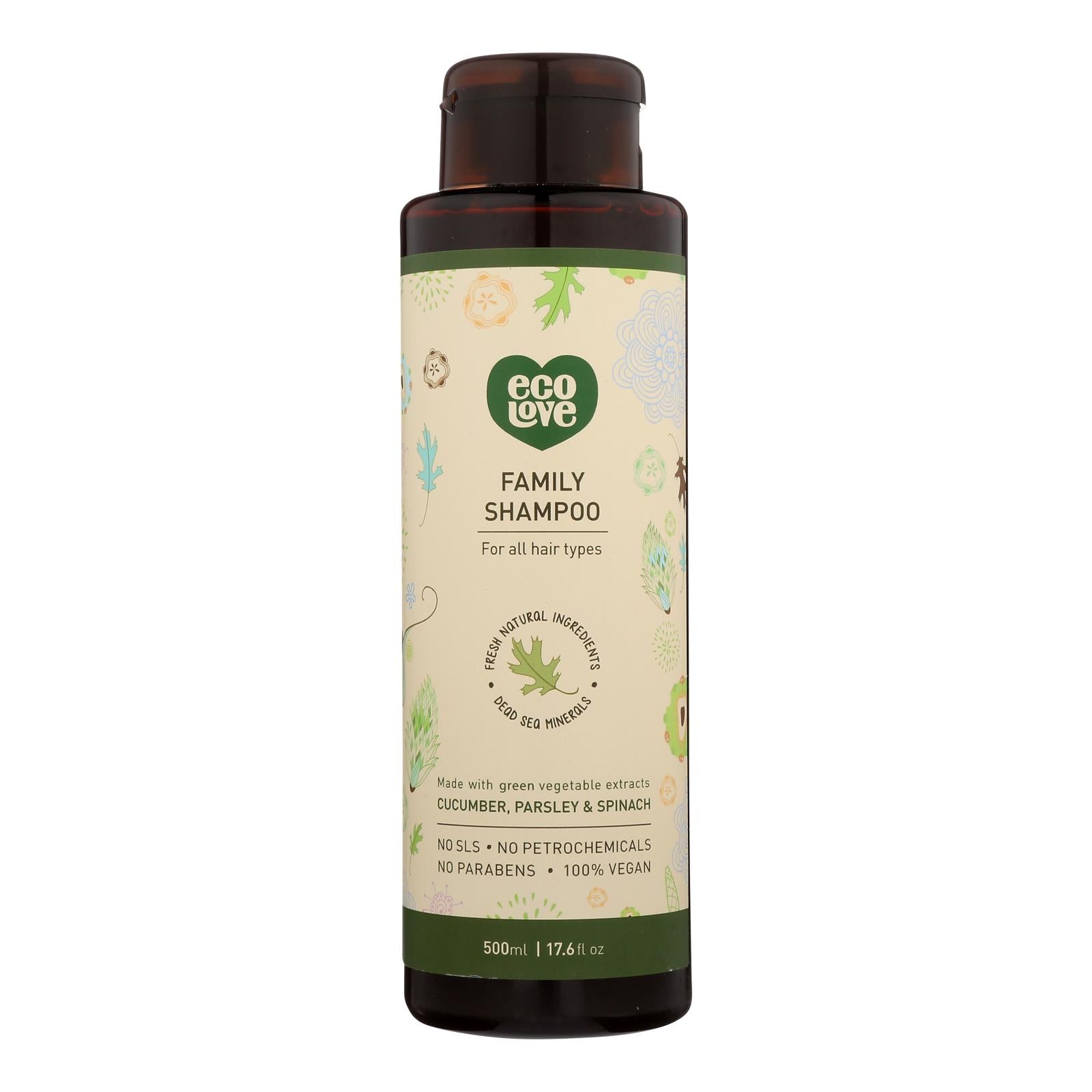 Ecolove Shampoo - Green Vegetables Family Shampoo - All Care Store