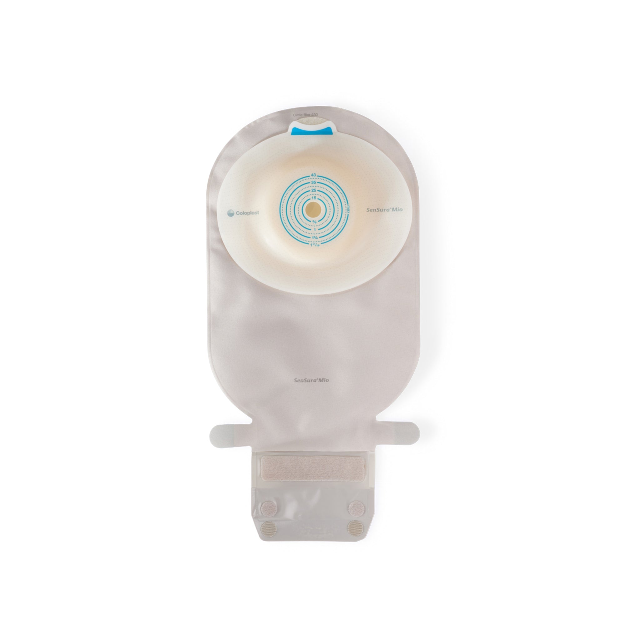 Ostomy Pouch SenSura Mio Convex One-Piece System 11 Inch Length, Maxi Deep Convex, Trim to Fit 3/8 to 1-11/16 Inch Stoma Drainable,Packaging Type- Box