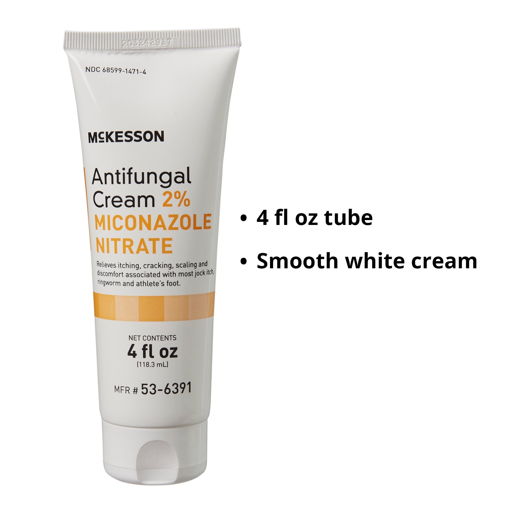 Antifungal McKesson Brand 2% Strength Cream 4 oz. Tube, Packaging Type- Case