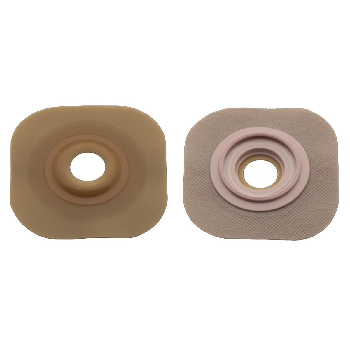 Ostomy Barrier New Image Flextend Precut, Extended Wear Without Tape 57 mm Flange Red Code System Hydrocolloid 1-3/8 Inch Opening | 5/Box - 1-1/4 inch opening