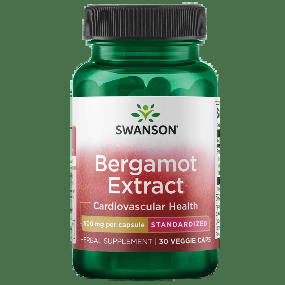 Swanson Bergamot Extract, Multidimensional Support for Cardiovascular Health, Promotes Healthy Cholesterol Levels, 30 Capsules