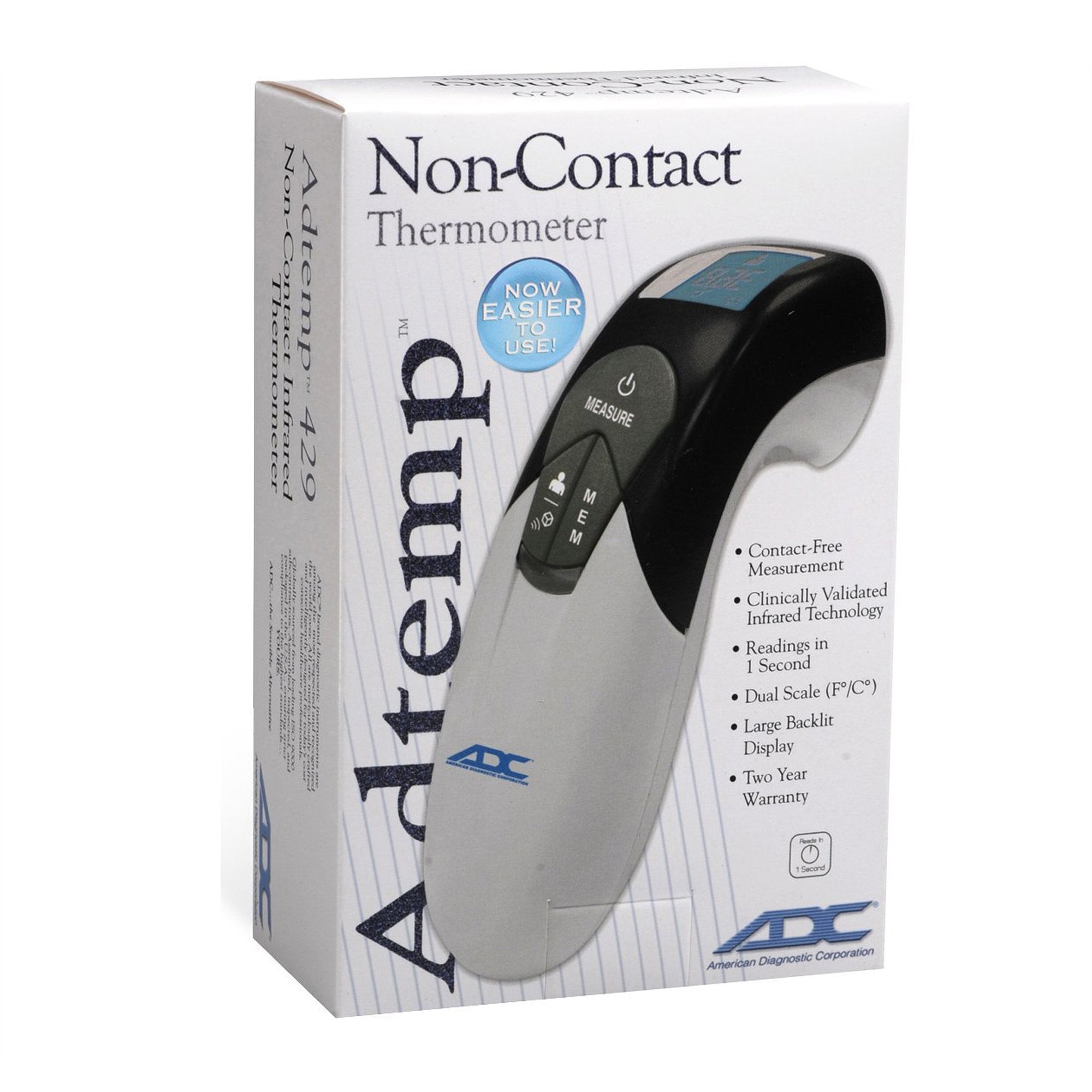 Non-Contact Skin Surface Thermometer Adtemp Infrared Skin Probe Handheld