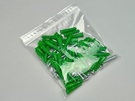 Reclosable Bag LK Clear Line 3 X 5 Inch LDPE Clear Zipper Closure