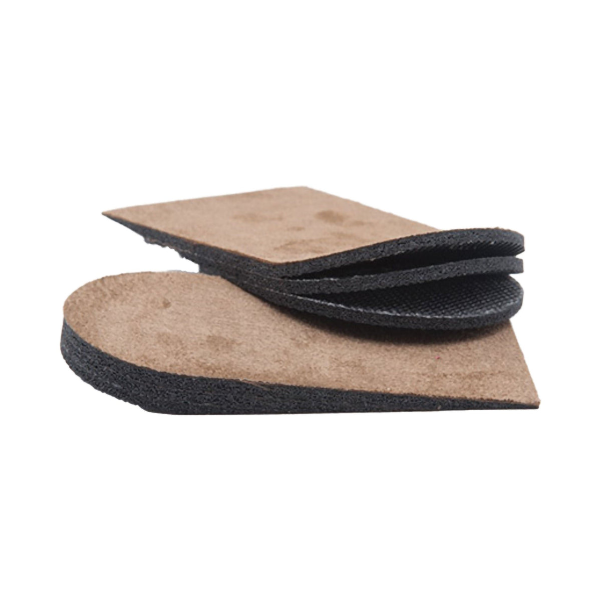 McKesson adjustable heel lift, suede top and foam core layers