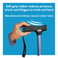 Carex Soft Grip Derby Cane, Pink