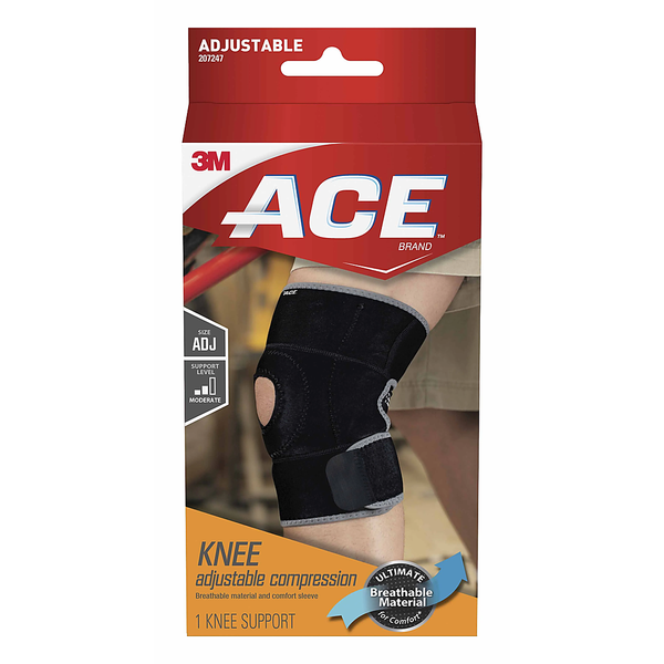 Ace Open-Patella Knee Brace – Neoprene Adjustable, One Size Fits Most | HCPCS L1812