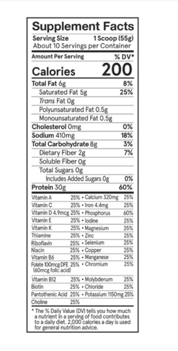 Art of Sport 30g Protein Powder, Vanilla, 1.15 lbs