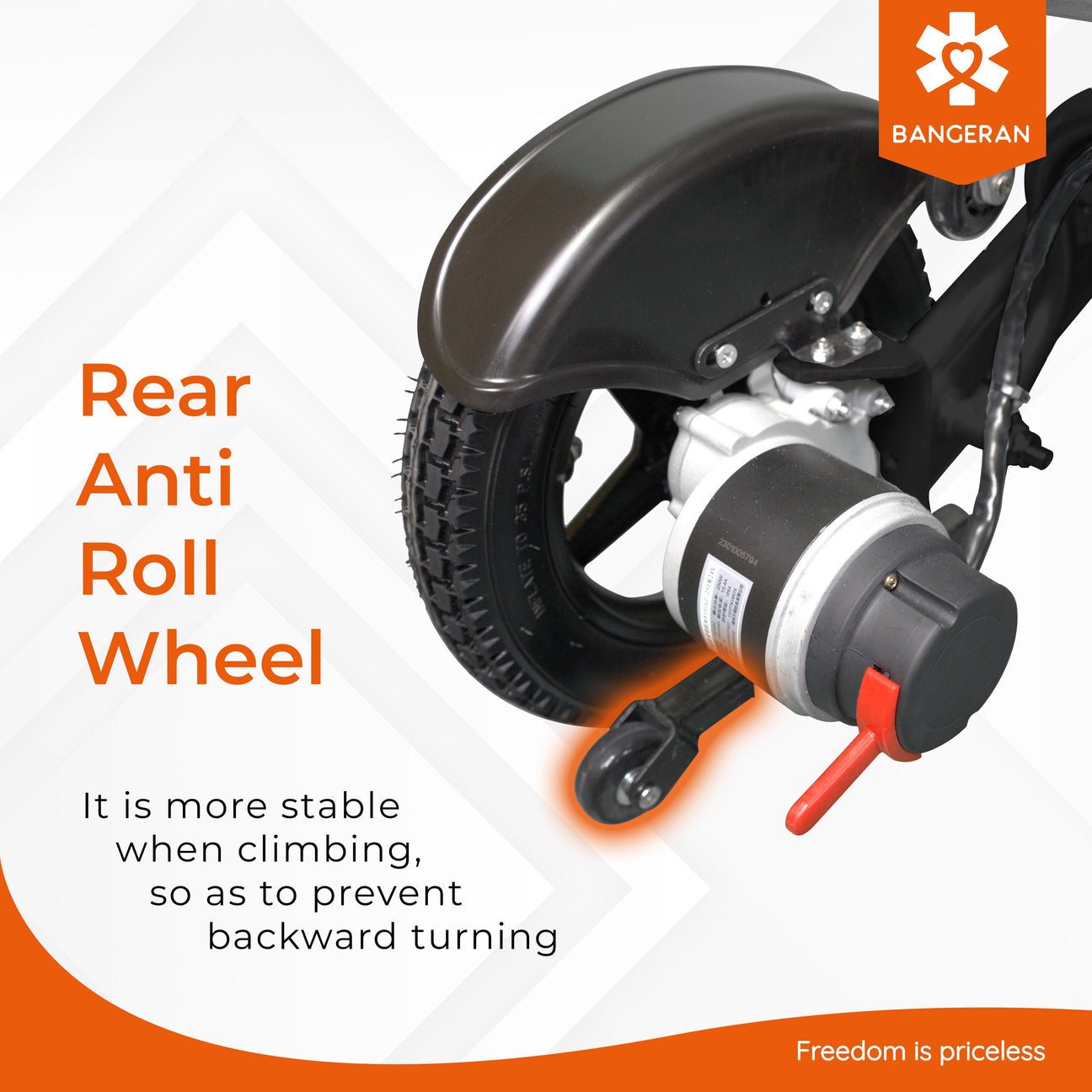 Mammoth-Extra Reinforced Aircraft Grade Aluminum Alloy Frame Folding Electric Wheelchair