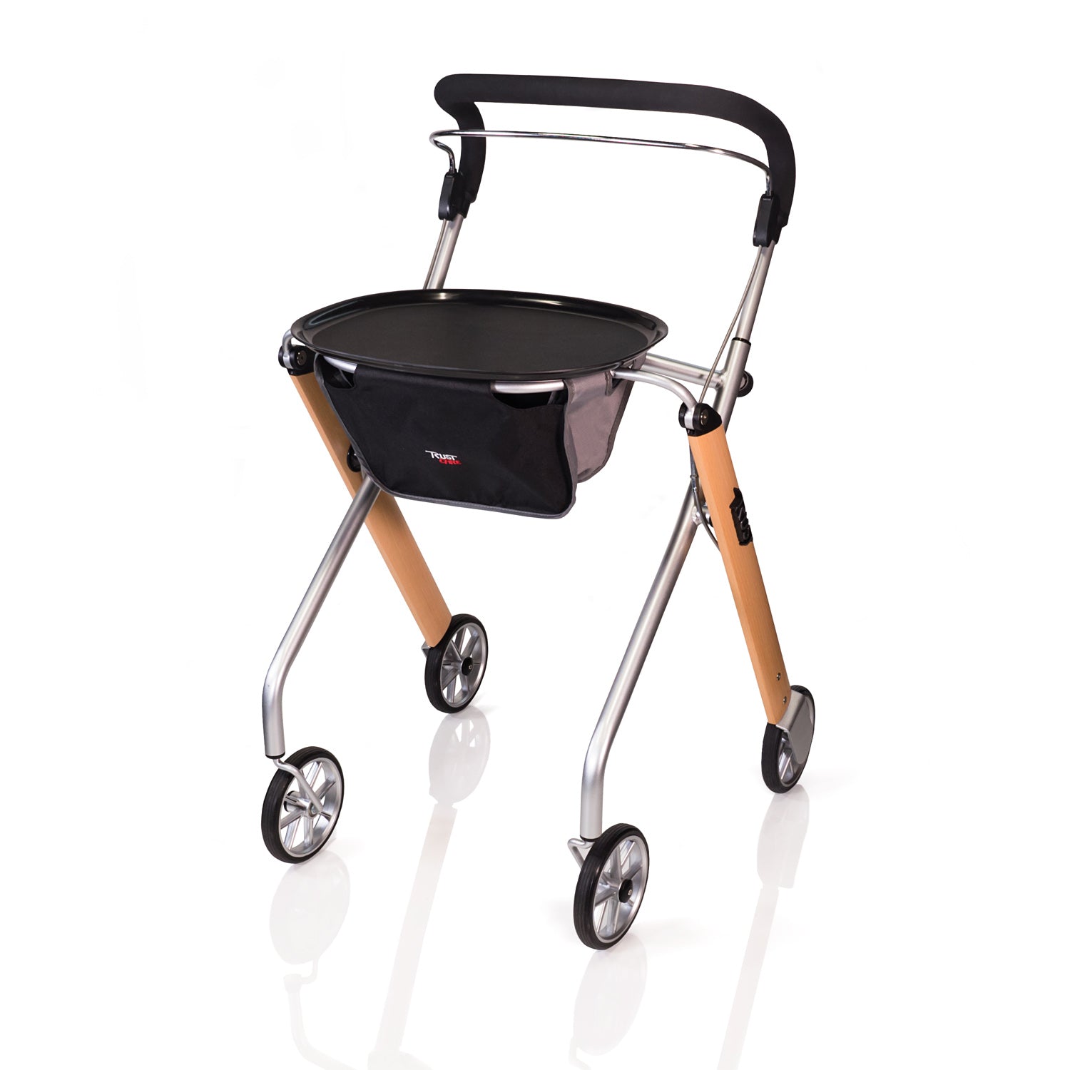 Let's Go Indoor Rollator - Beech | Lightweight, Stylish & Functional Mobility Support for Easy Indoor Navigation and Support. Perfect for Enhanced Independence!