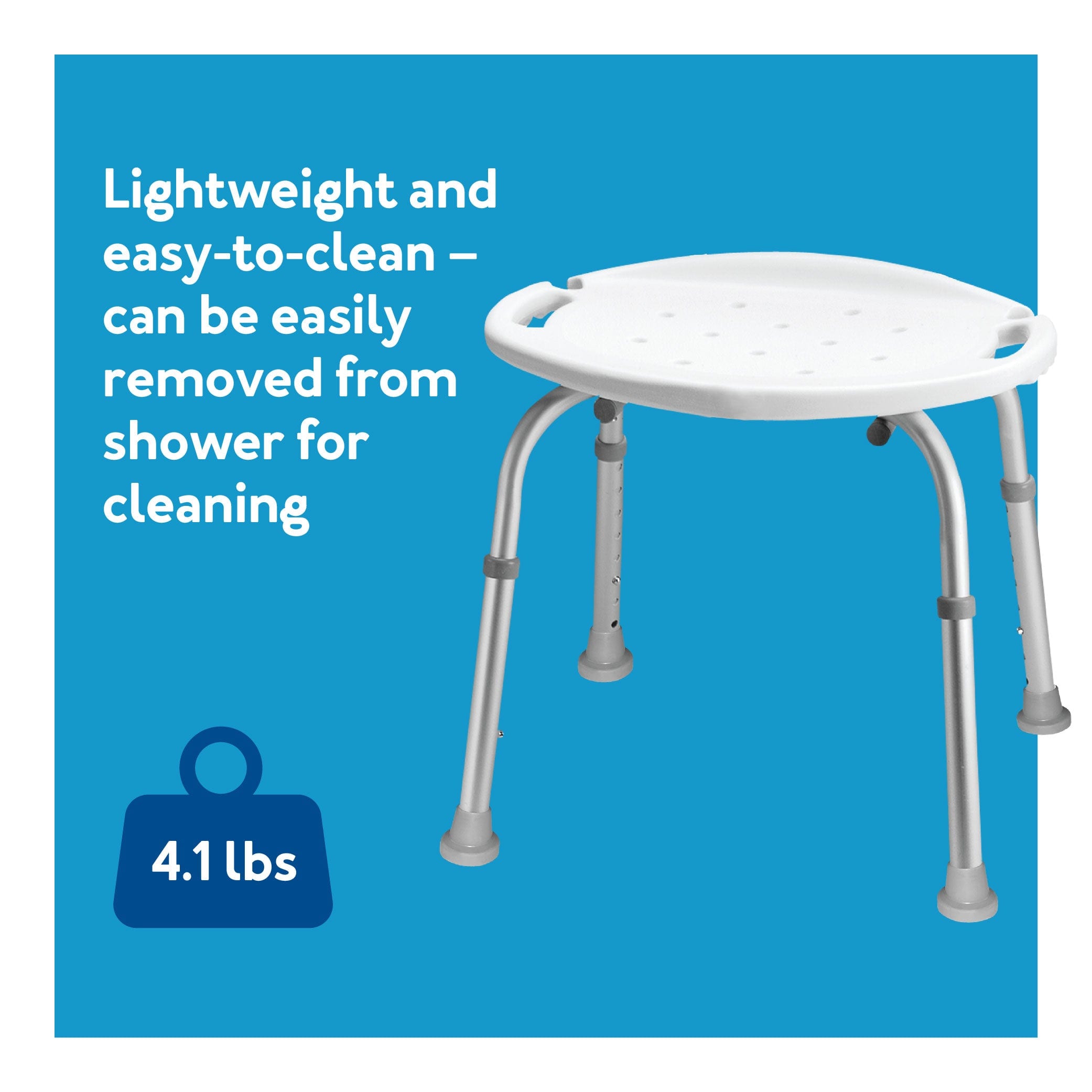 Bath & Shower Seat W/o Back Adjustable  Carex(non-retail)