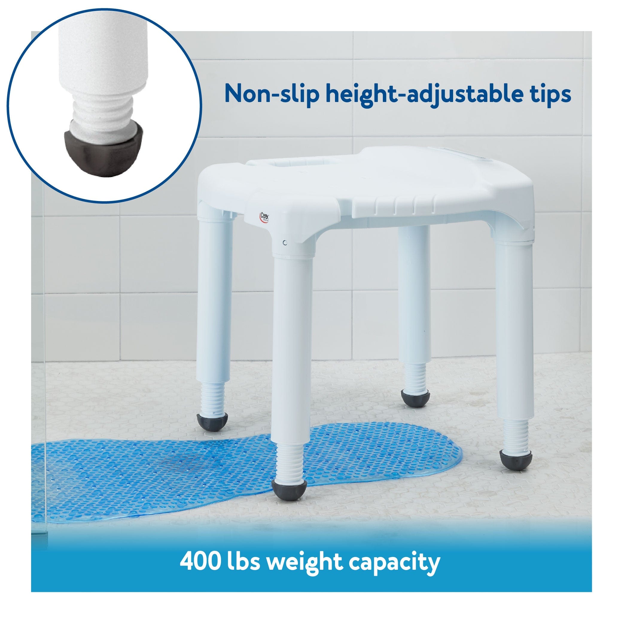 Carex Universal Bath Seat without Back