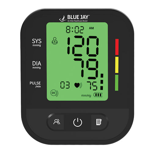 BlueJay Deluxe Perfect Measure Blood Pressure Kit with 2 Cuffs – Accurate Readings, Easy to Use, Ideal for Home Monitoring and Health Tracking.