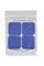 Blu Jay Electrodes 2  X 2  Blue Gel Pk/4