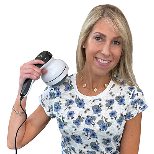 Blue Jay Complete Relief Handheld Corded Massager - Powerful, Portable Pain Relief for Tension & Muscle Aches, Ideal for Home or Travel Use.