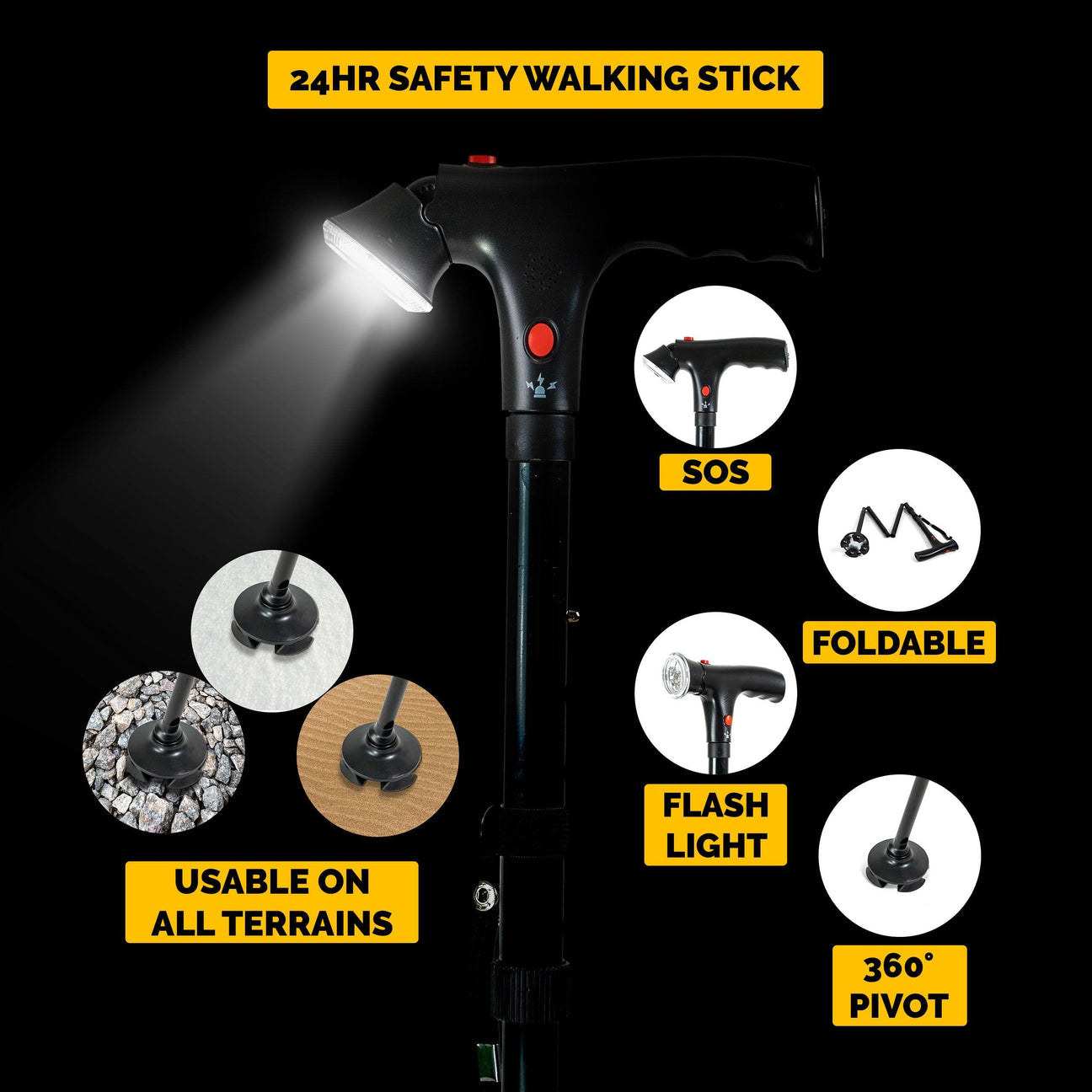 Bangeran Wooden Walking Cane