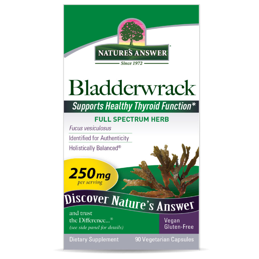 Nature's Answer - Bladderwrack Thallus - 90 Vegetarian Capsules