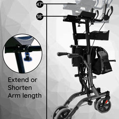 breezestride 4 wheel rolling mobility rollator