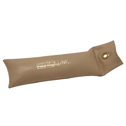 Softgrip Hand Weight 6 Lb  Tan