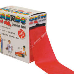 Cando Exercise Band Yellow X-light 100-yard Dispenser Box