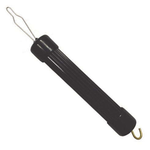 Button Hook / Zipper Aid Polyurethane Handle  Black