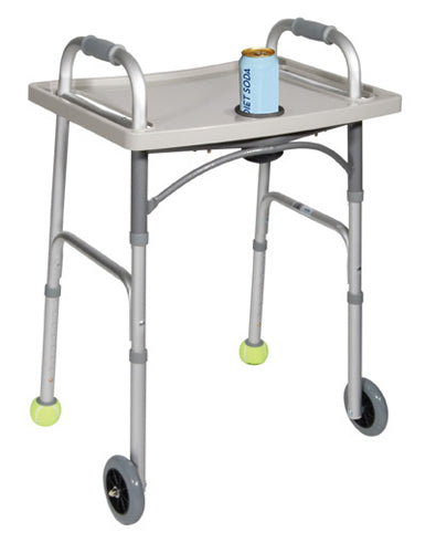 Universal Walker Tray With Cup Holder  Grey  Drive   All Care Store