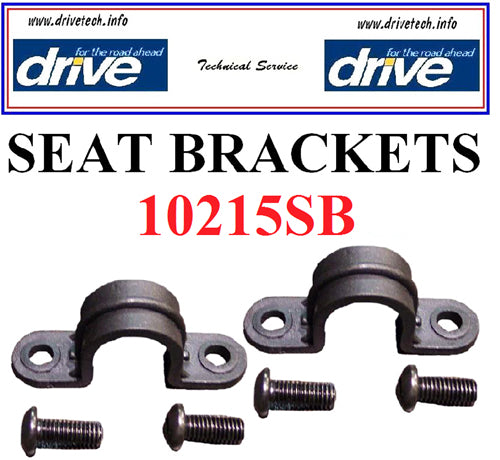 Seat Brackets (3) And Hardware For 11053a/b Rollators