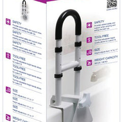 adjustable clamp-on tub rail