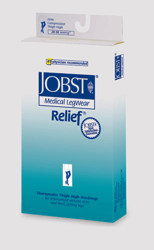 Jobst Relief 20-30 Thigh C/t Beige Xl  Silicone Band