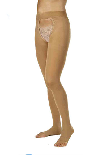 Chaps 20-30 Open Toe Beige Small Left Leg