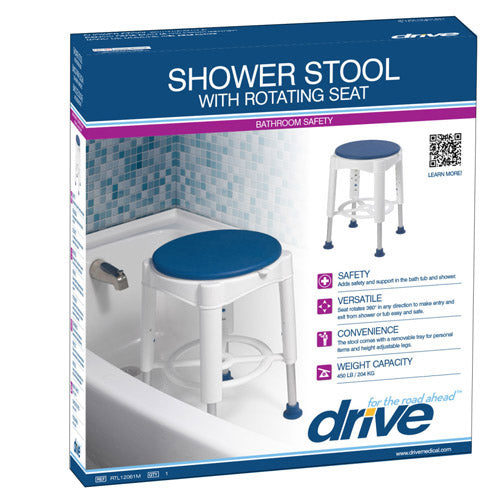 Swivel Seat Shower Stool Retail Packed    Each - All Care Store 