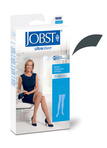 Jobst Ultrasheer 15-20 Mmhg Thigh Hi Large (pr) Antracite