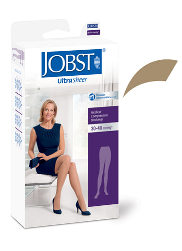 Jobst Ultrasheer 30-40 Mmhg Pantyhose Honey Large