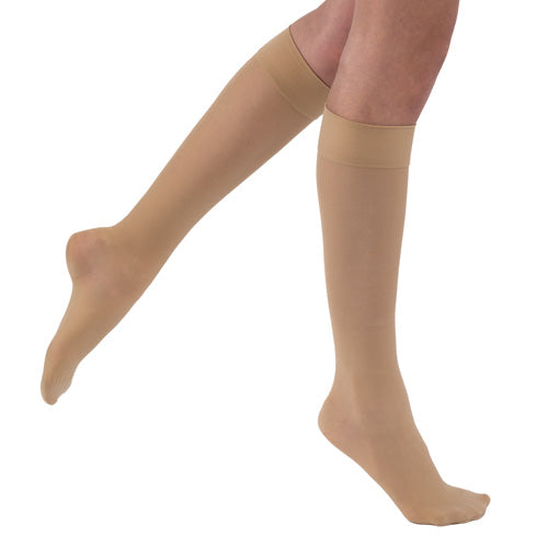 Jobst Ultrasheer 15-20mmhg Knee Hi Large (pr) Natural