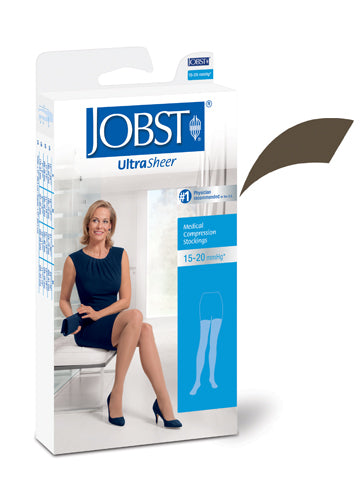 Jobst Ultrasheer 15-20mmhg Thigh Hi Large (pr) Espresso