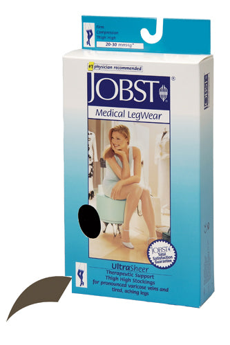 Jobst Ultrasheer 20-30mmhg Thigh Hi Large (pr) Espresso