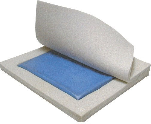 Molded Wheelchair Cushion General Use Gel/foam 18x16x2