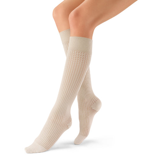 Jobst Sosoft Socks Kneehigh 8-15 Mmhg Sand  Large  1/pair