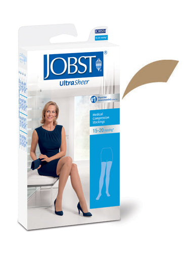 Jobst Ultrasheer 15-20 Thigh High Beige Medium