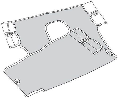 Sling - Polyester Mesh With Commode Opening