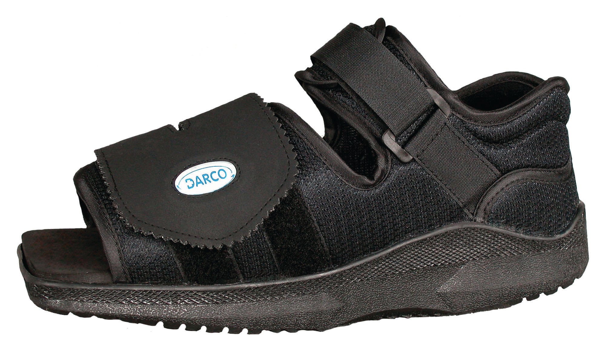 Darco Med-surg Shoe Black Square-toe Women's Large - All Care Store 