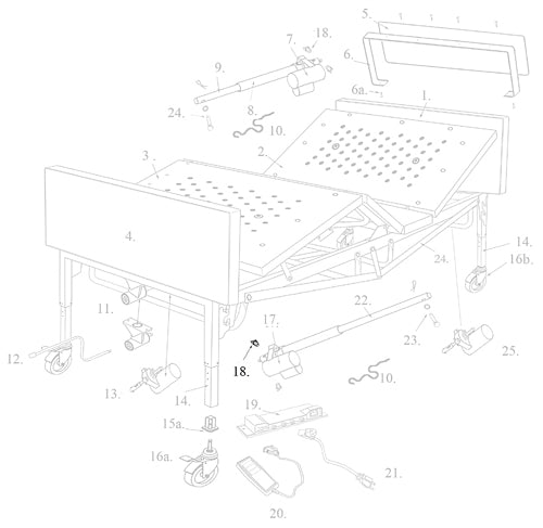 Quick Release Spring Knob For Bed Motor