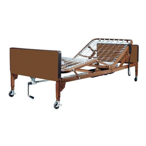 Semi Electric Bed Pkg W/half Rails & Fibercore Mattress