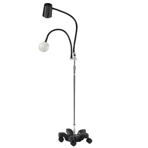 Exam Light  Mobile W/ 2x Magnifier  Black