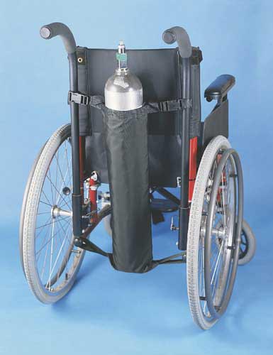 Wheelchair Oxygen Bag Black  27 L x 5  Diameter - All Care Store 