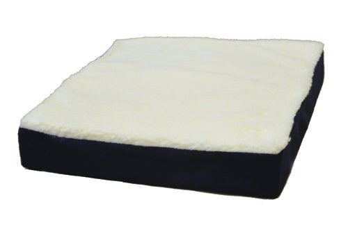 Gel Wheelchair Cushion W/ Fleece Top 16  X 18  X 3.5 - All Care Store 