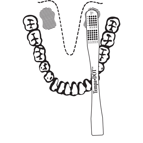 Tempa-dot Disposable Thermometer- Sterile Bx/100